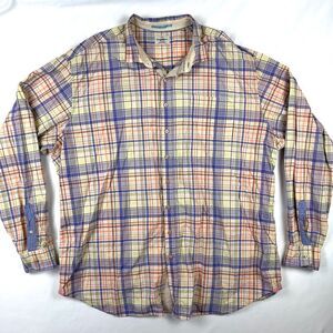 Tommy Bahama Jeans Island Crafted Long Sleeve Button Down Shirt Men's‎ 2XT Plaid